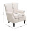Fairlady Upholstered Wingback Chair