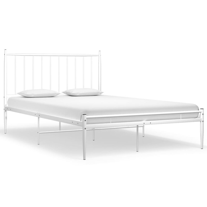 Mcneill Metal Bed, white, 90 x 200 cm