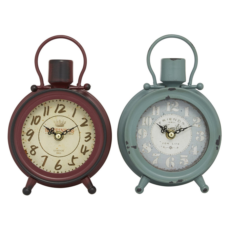 Mechanical Tabletop Clock with Alarm