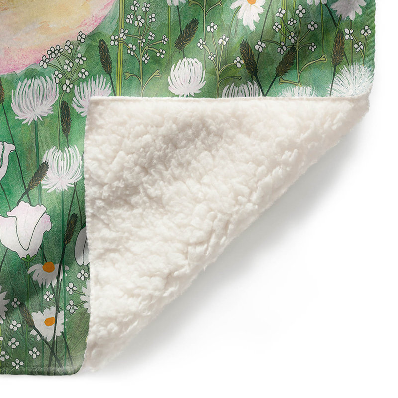 Couverture sherpa doux à envolee dragon, l 51 po x L 60 po