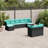 Latitude Run® 9 Piece Patio Sofa Set With Cushions Poly Rattan-773764008-773763927