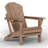 Outdoor Foldable Adirondack Chair Set HDPE Fire Pit Chair Weather Resistant-1372391810