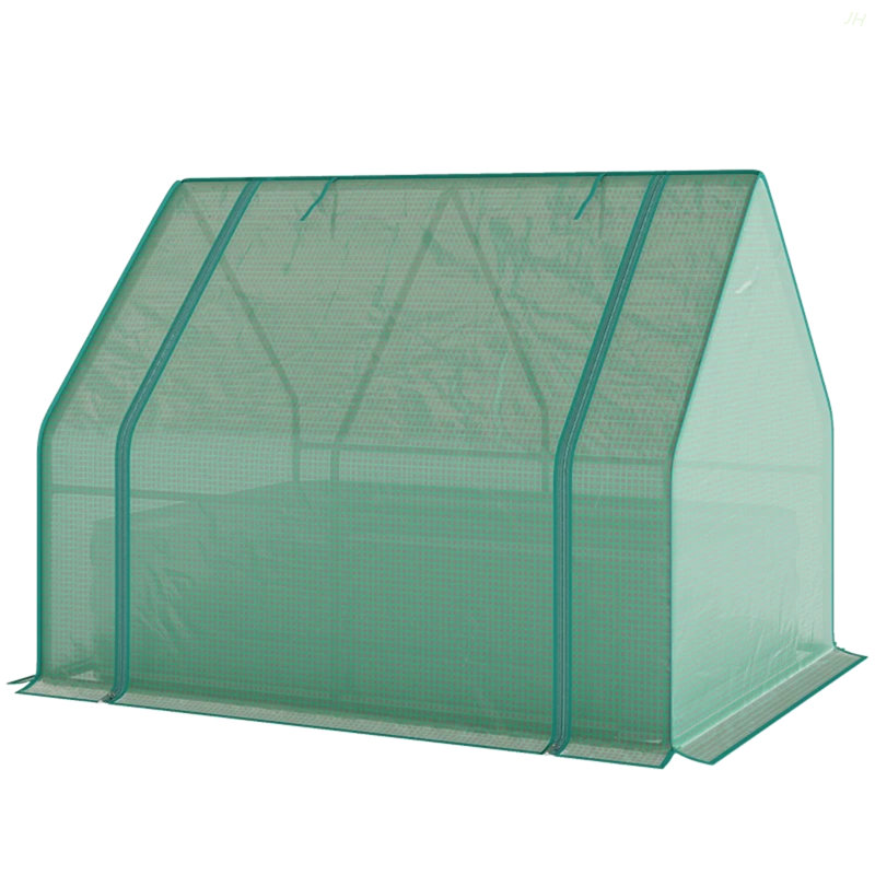 Raised Garden Bed,Mini Greenhouse,2-In-1 Raised Planter Greenhouse, Dark Gray/Green