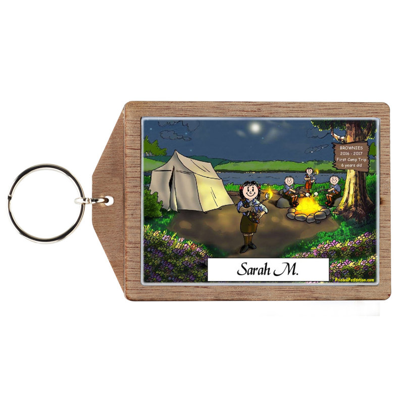 Personalized Brownie Key Chain