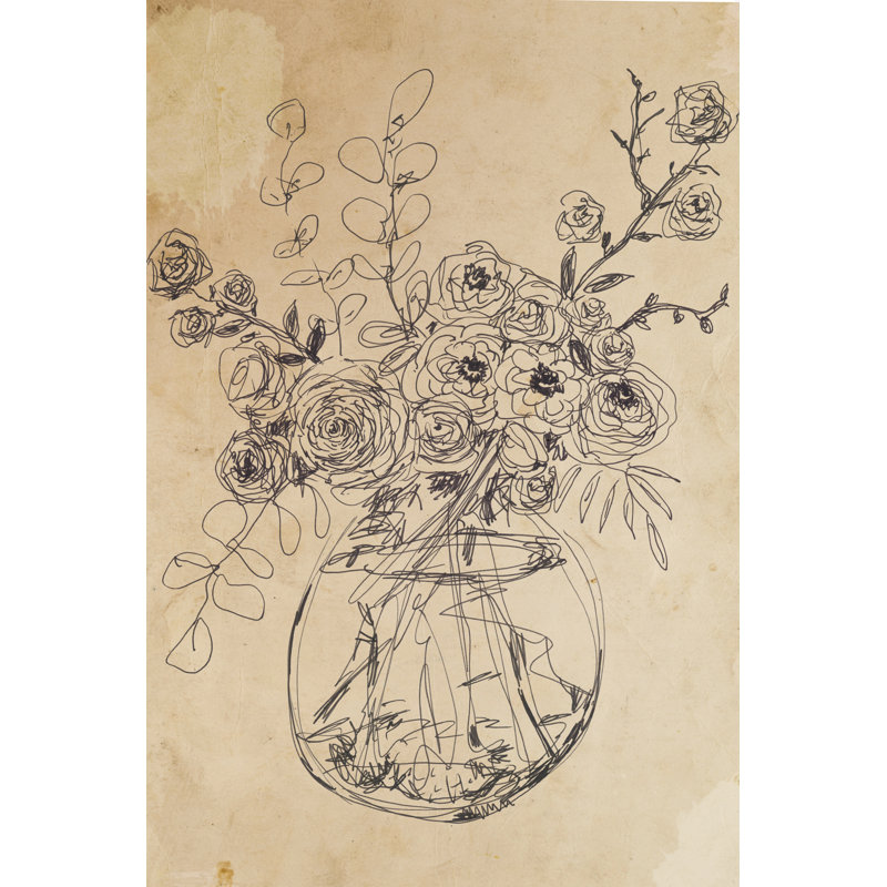 «From The Garden on Canvas» par Kait Roberts, reproduction d'art, H 48 po x l 32 po