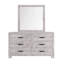 Charmant miroir de style campagnard avec construction durable pour la rénovation