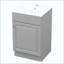 Meuble-lavabo de salle de bain avec lavabo, meuble-lavabo avec tablette de porte et tablette réglable (robinet non inclus)-1055192154