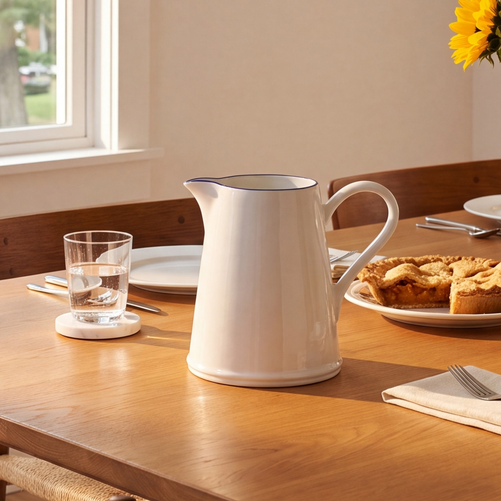 Beja 74oz. Stoneware Pitcher
