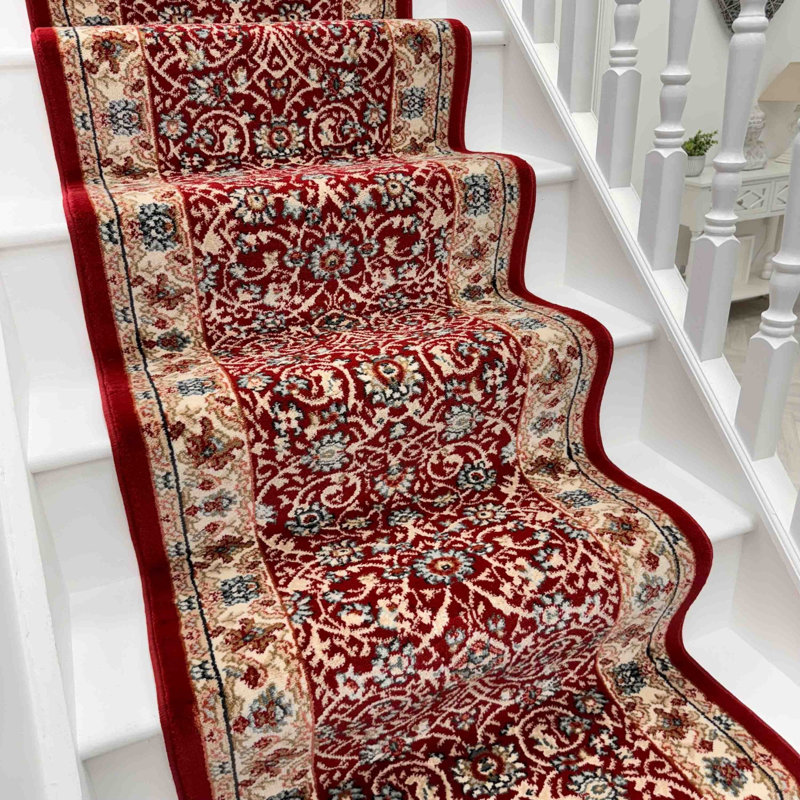 Stair Runner Damask Area Rug, Stair Runner 66 x 660 cm