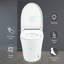 Toilette moderne en céramique avec chasse d'eau automatique et matériau à double option de conception hygiénique
