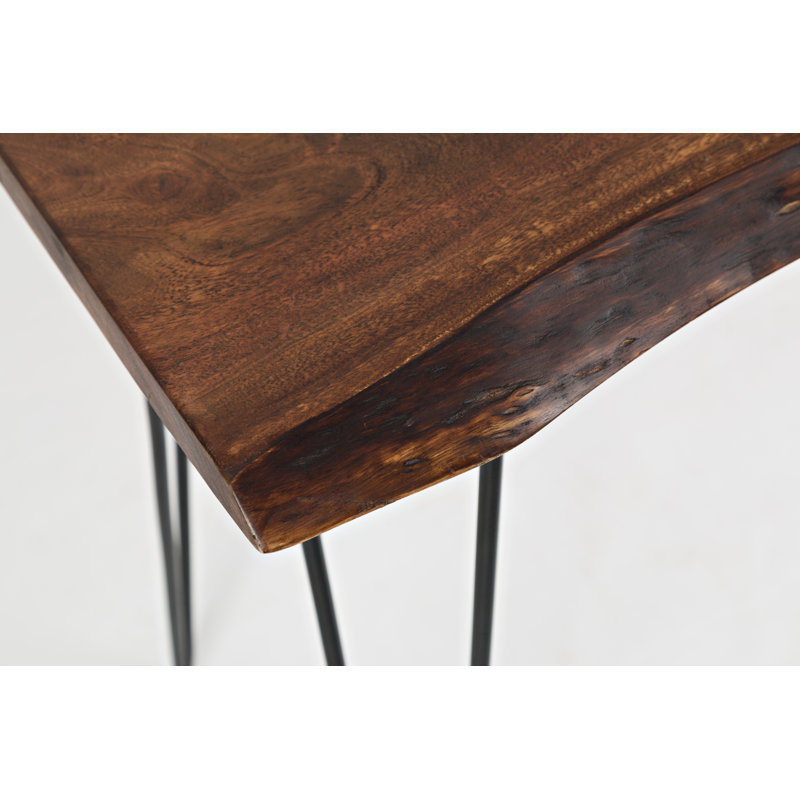 Gordonsville 50'' Solid Wood Top Console Table, Chestnut
