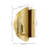 Glendive Iron Flush Mounted Sconce-888259263