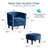 Torrence 31.7'' Upholstered Barrel Chair with Ottoman-921260268-921260271