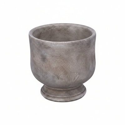 Dokia Handcrafted Pedestal Cement Planter