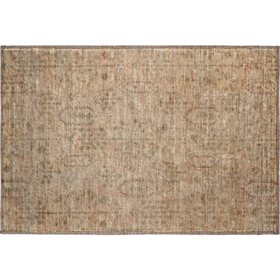 Tapis terre cuite lavable à la machine Premium Prisco