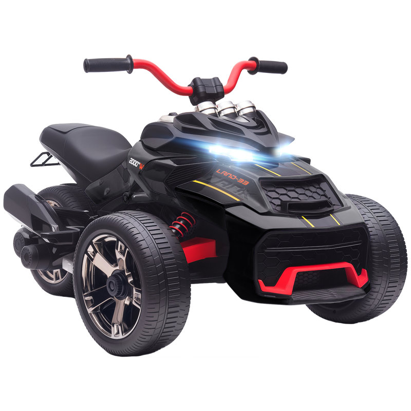 HOMCOM Battery Powered Ride On Toy, Black