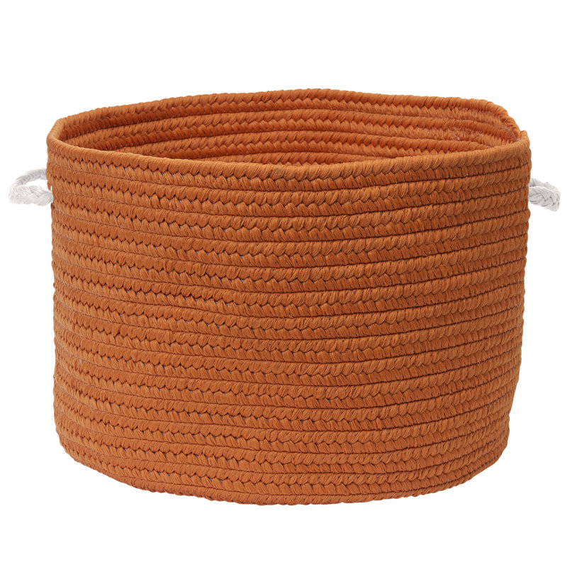Panier avec poignées, H 16 po x l 16 po x P 10 po, Paprika