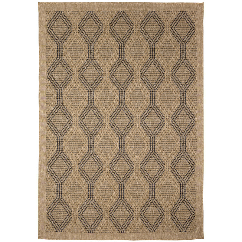 Geometric Indoor / Outdoor Rug, Rectangle 6'6" x 9'4"
