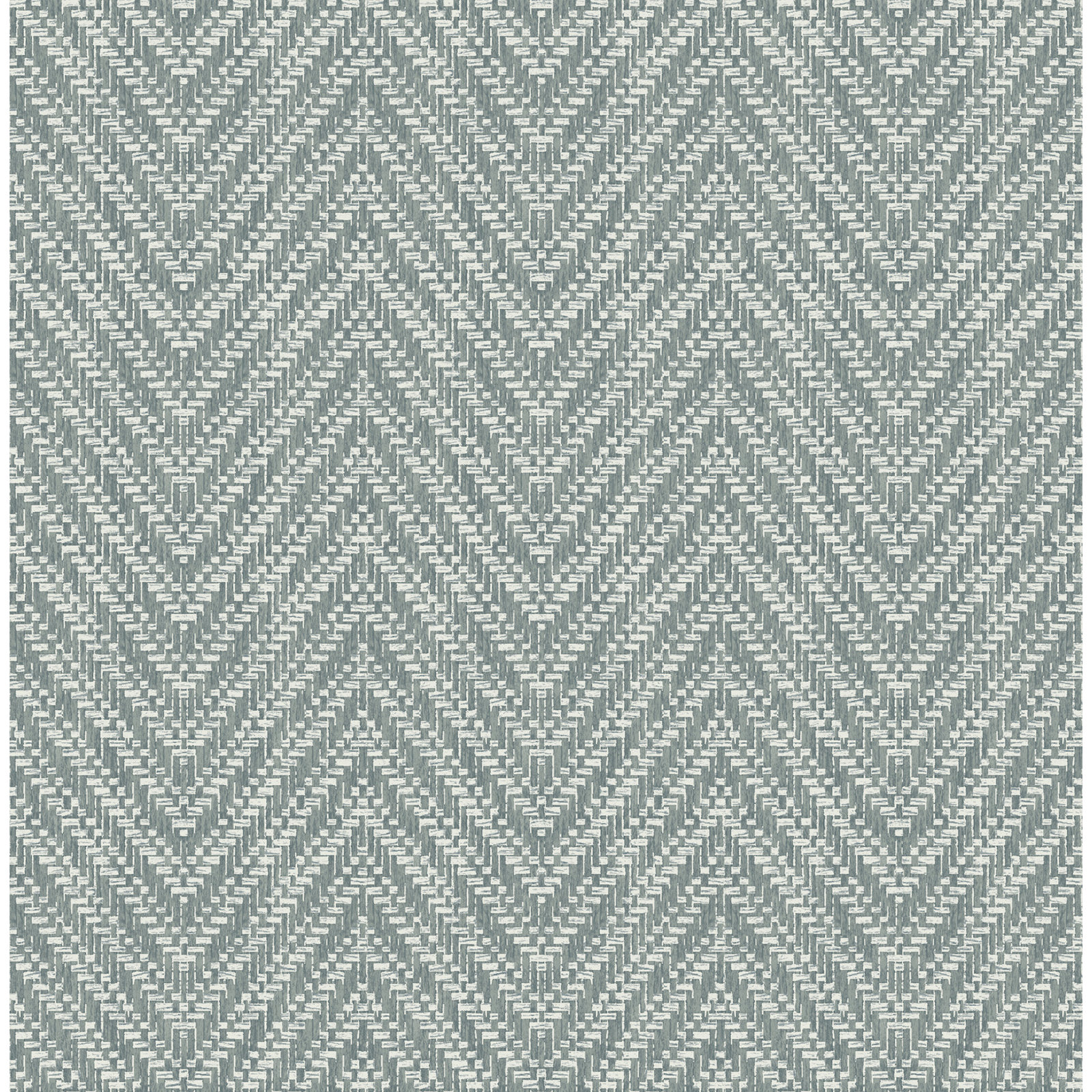 Ziggity Chevron Wallpaper, Blue