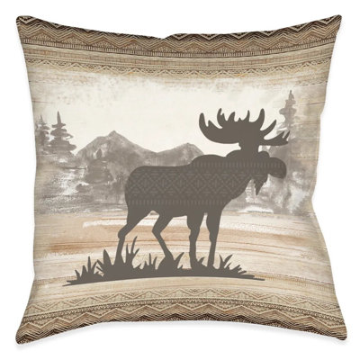 Mountain View Reversible Throw Pillow