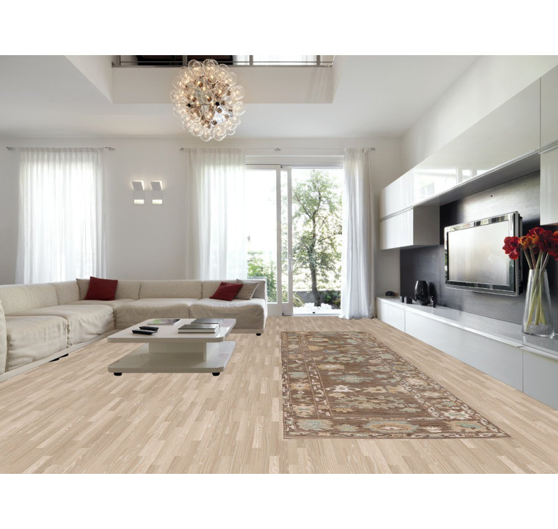 Tapis de couloir All-Over Brown Oushak