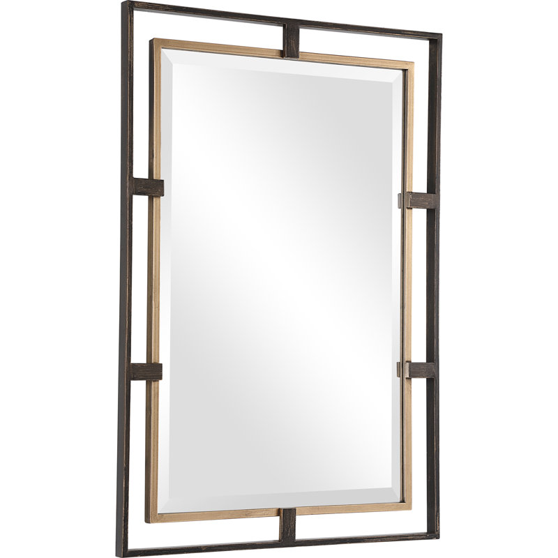 Rashmi Metal Rectangle Wall Mirror