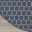 Tapis intérieur / extérieur à motif géométrique réversible bleu Canete-2049280704
