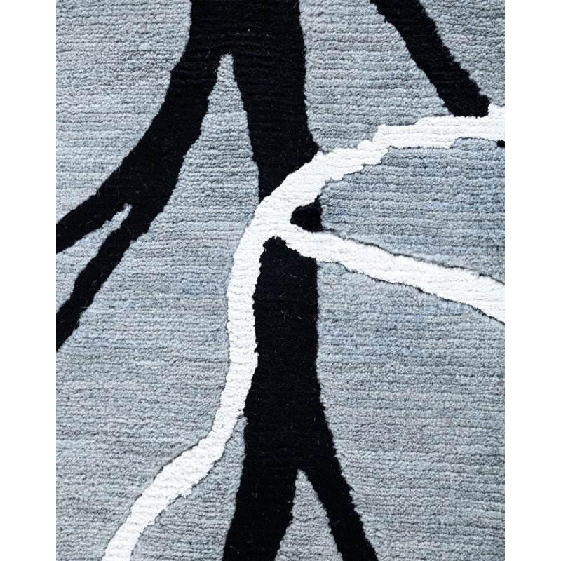 Overdyed One-of-a-Kind 9' 0" x 12' 0" Hand Knotted Area Rug