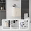 Meuble-lavabo flottant 16 po avec lavabo en céramique, porte à fermeture en douceur et contreplaqué durable pour espaces compacts-692522262-692522270