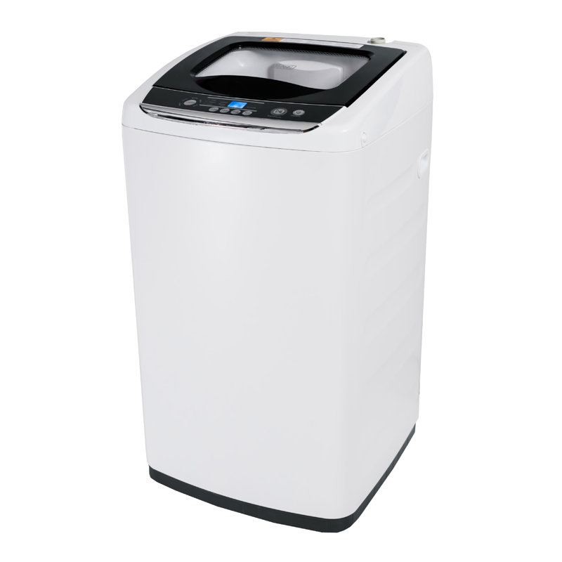 Compact White Stainless Steel Top-Loading Portable Washer