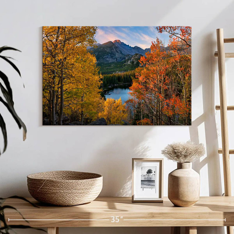 Bear Lake en automne, H 16 po x l 24 po