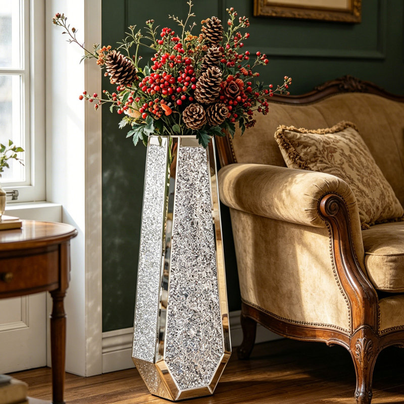 Batula Glass Floor Vase
