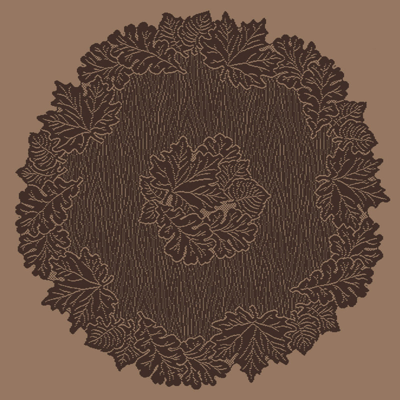 Chesler Floral Round Table Topper, Earth