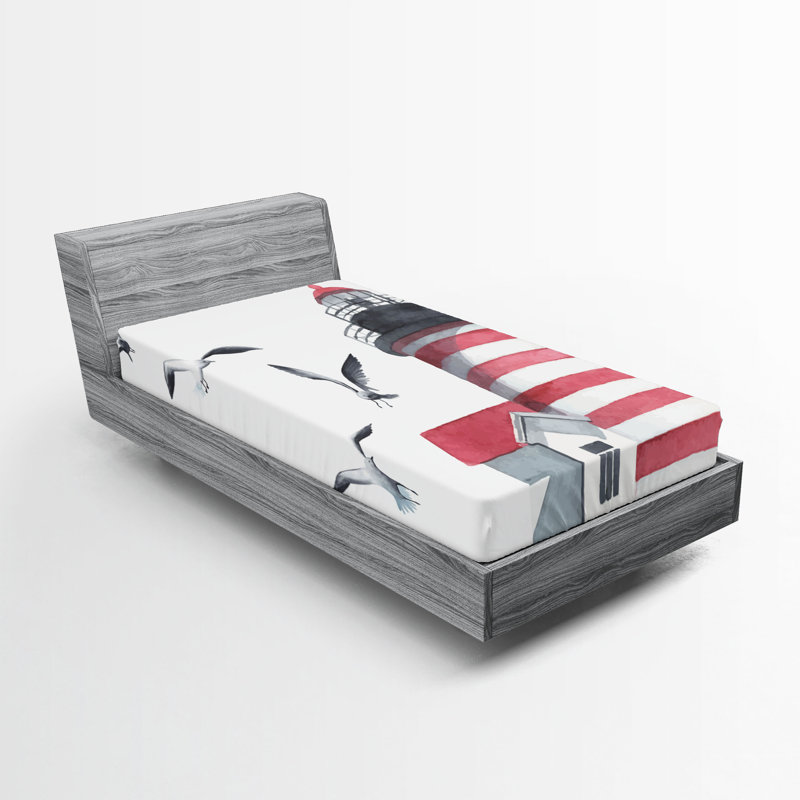 Drap-housse pour phare Ambesonne, Drap-housse de taille simple