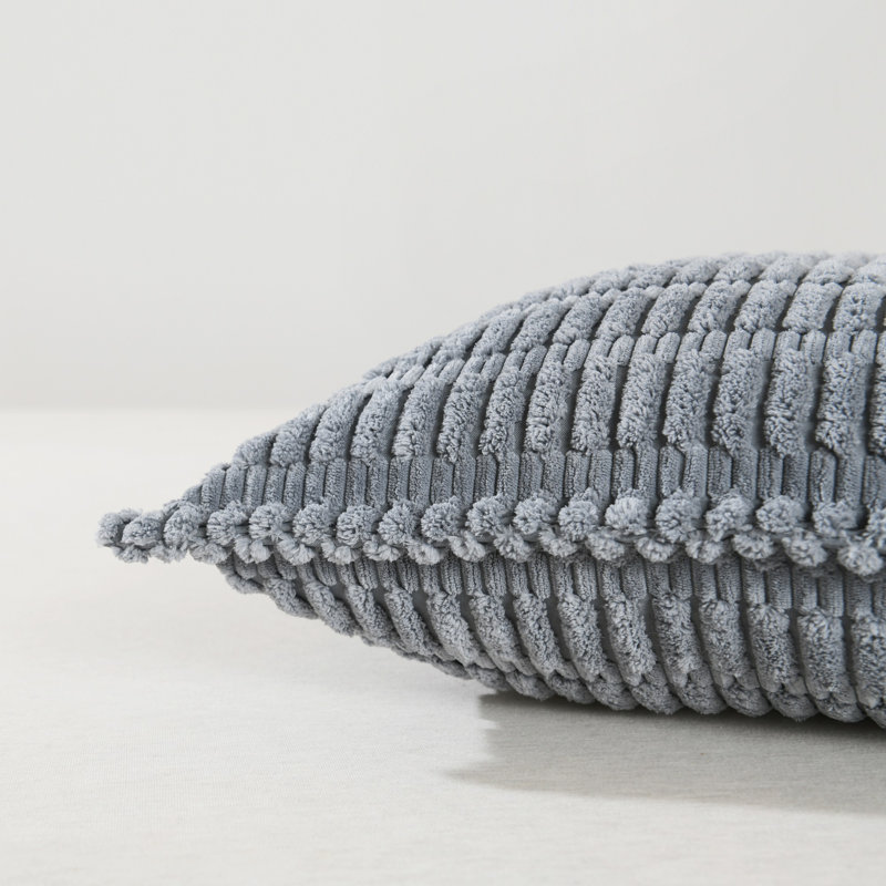  Housse pour repose-pieds Boucle, Gris, Carré 20 po