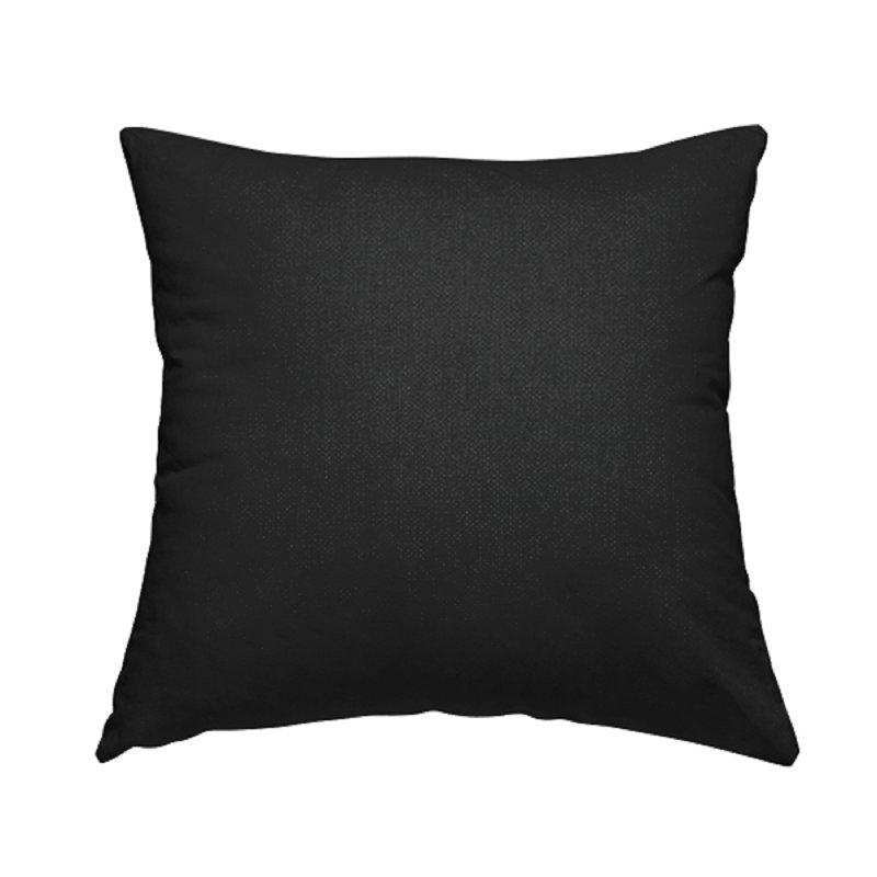 Eshu Square Cushion, 28cm H x 28cm W x 5cm D, Black