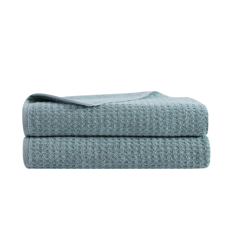 Ensemble de serviettes 100% coton Tommy Bahama, Turquoise, Paquet de 2 - Drap de bain
