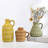 Boho Ceramic Vase(Set Of 3/Multicolor)