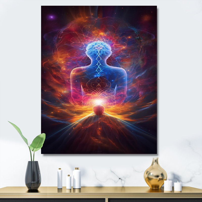" Iridiscent Rainbow Awakening I ", 20" H x 12" W x 1" D, Wrapped Canvas