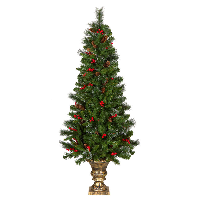 Crestwood Lighted Spruce Christmas Tree