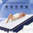 Medium Firm Gel Memory Foam Hybrid Pocket Spring Mattress in a Box, Pressure Relief, Motion Isolation-1618136151-1618136148