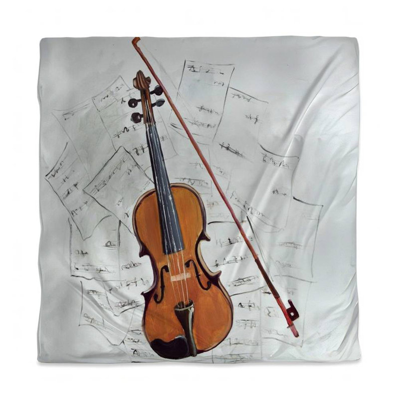 Housse de couette Violon on Music | Literie pour chambre à coucher