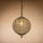  Dhamender Retro Antique Bronze Crystal Globe Pendant With Crystal Accents-649377861-656777497