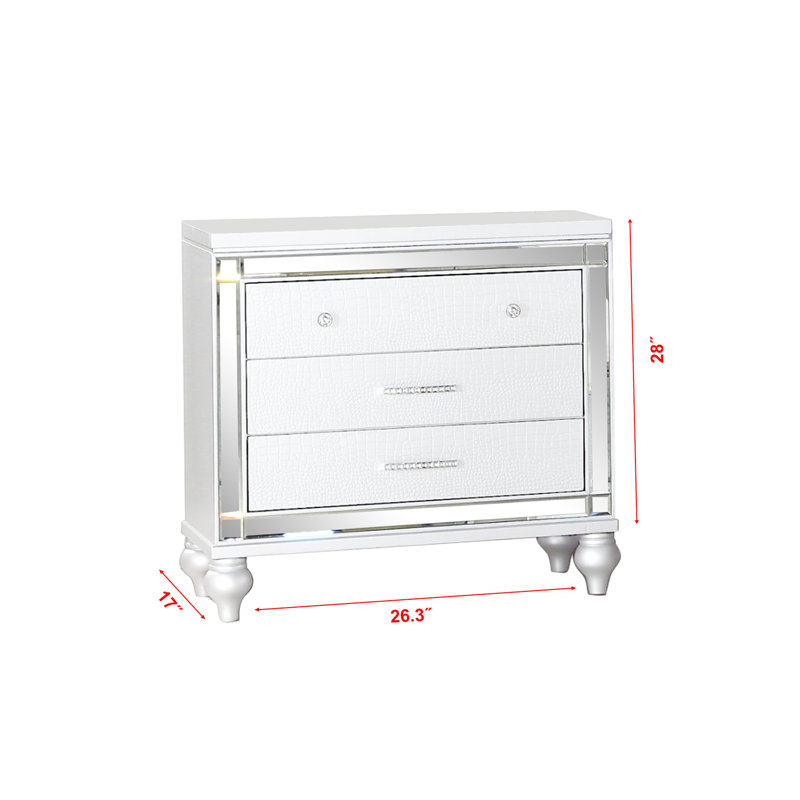 Table de chevet avec cadre Sterling Sterling