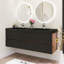 Meuble-lavabo mural 60 po avec lavabo simple 60 po-341982913