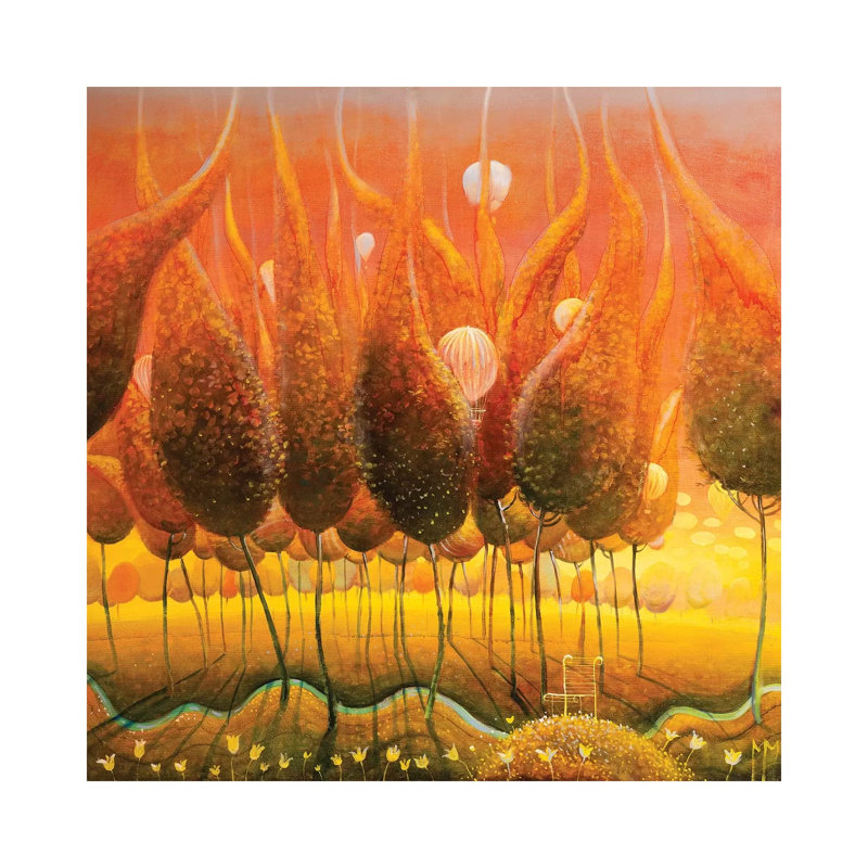 «Lost Evening», reproduction sur toile flottante, H 12 po x l 12 po x P 1,5 po, Toile tendue