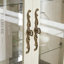 Vitrine, armoire lumineuse, blanc antique