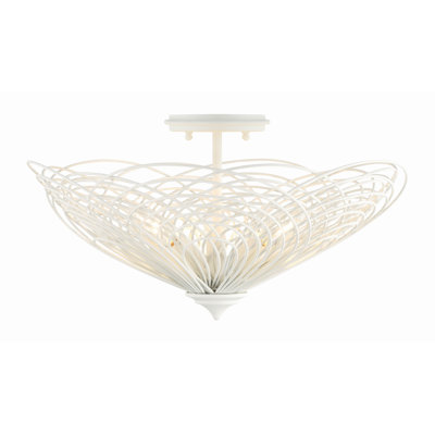 Plafonnier semi-encastré 3 lumières Afshan