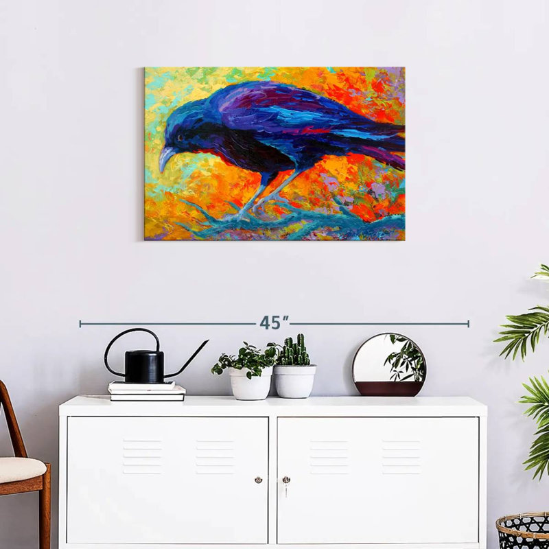 Crow IV, 20" H x 30" W