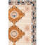 Tapis brun / bleu fabriqué à la main Arkadijus Southwestern-1628877362